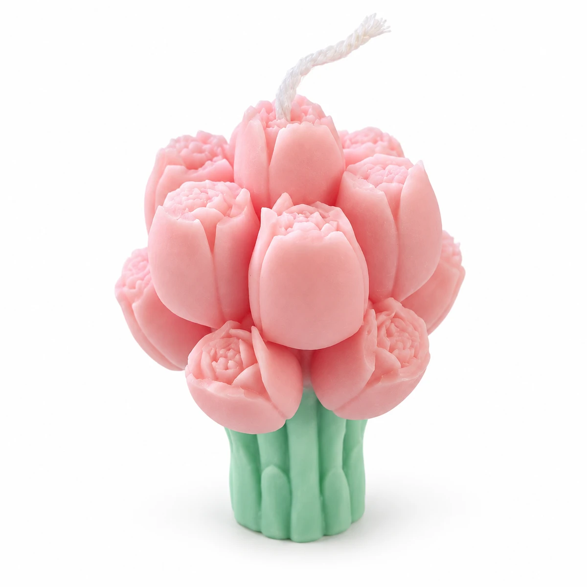 Lumânare buchet de lalele